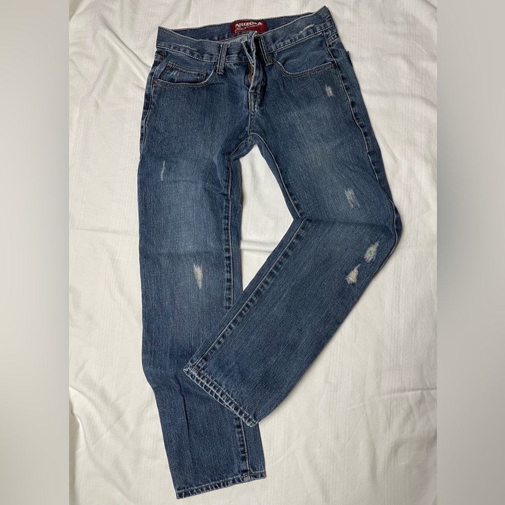 Arizona Jean Co Skinny Distressed Jeans (29x30)